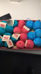 Drie kleuren brei/haakkatoen (19 bollen), Ophalen of Verzenden, Zo goed als nieuw, Breien of Haken, Wol of Garen