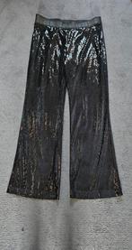 Rosner Alisa flared glitter pailletten broek zwart maat 42, Zwart, Maat 42/44 (L), Nieuw, Ophalen of Verzenden
