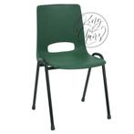 Kantinestoelen Samantha groen kuipstoel stapelstoelen nieuw, Overige kleuren, Everardo, Retro vintage industrieel, Info@everardo.nl