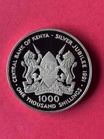 Kenya 1000 Shillings 1991 Proof 0,925 zilver  28.28 grams., Ophalen of Verzenden, Overige landen, Zilver