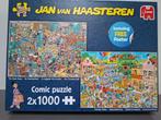 Jan van Haasteren -2 x 1000-, Ophalen of Verzenden, 500 t/m 1500 stukjes, Zo goed als nieuw, Legpuzzel