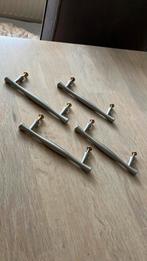 Lade greepjes mat zilverkleur 4st, Huis en Inrichting, Keuken | Keukenelementen, Zo goed als nieuw, Minder dan 100 cm, 25 tot 50 cm