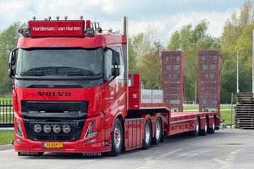 WSI VOLVO FH AERO SLEEPER CAB 6X2 LOW LOADER HARDEMAN  beschikbaar voor biedingen
