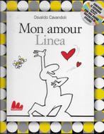 Osvaldo Cavandoli Mon amour La Linea prentenboek + dvd, Ophalen of Verzenden, Zo goed als nieuw, Osvaldo cavandoli, Prentenboek