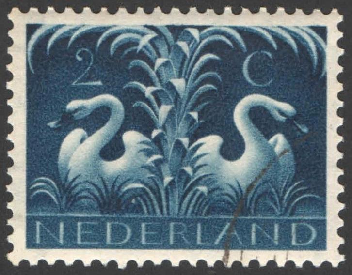 Nederland NVPH nr 407 gestempeld, Postzegels en Munten, Postzegels | Nederland, Gestempeld, Na 1940, Ophalen of Verzenden