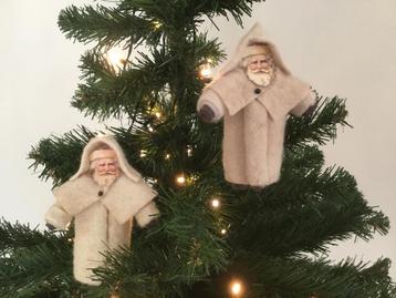 Wattenpopjes/wattenpopje/brocante kerstdecoraties beschikbaar voor biedingen