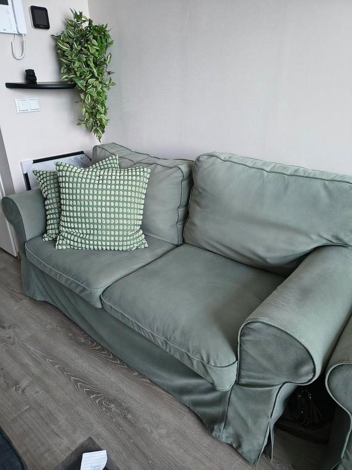 IKEA EKTORP 2 ZITSBANK, Huis en Inrichting, Banken | Sofa's en Chaises Longues, Gebruikt, Driepersoons, 200 tot 250 cm, 75 tot 100 cm