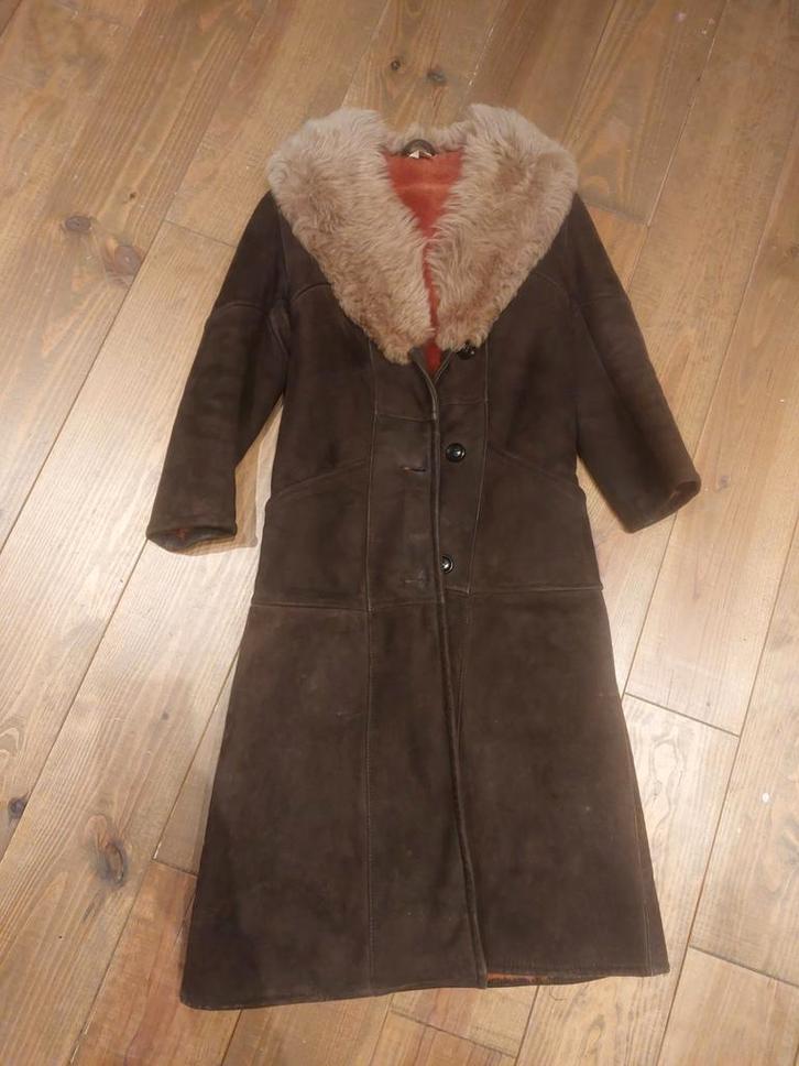 Prachtige echte Lammycoat, Kleding | Dames, Jassen | Winter, Zo goed als nieuw, Maat 34 (XS) of kleiner, Bruin, Ophalen of Verzenden