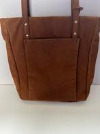 Burkely cognac leren shopper, Ophalen of Verzenden, Zo goed als nieuw, Bruin, Shopper