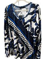 Nieuw OUI top shirt 44 geometrisch en animaldessin, Maat 42/44 (L), Nieuw, Lange mouw, Verzenden