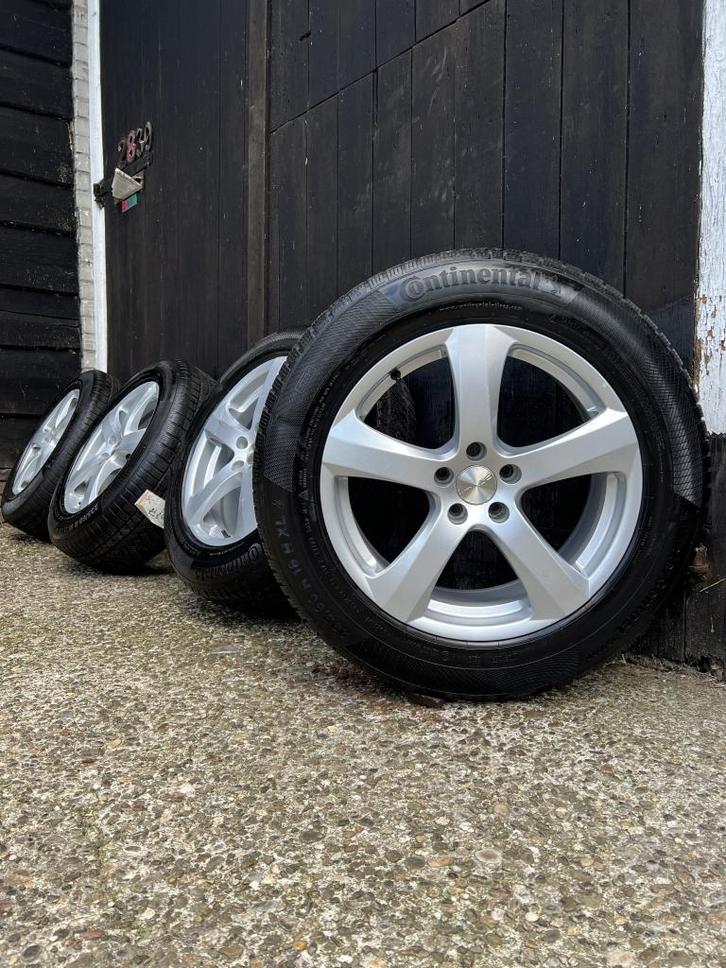 Volvo xc60 xc90 winterset 5x108 continental 18” ford edge, Auto-onderdelen, Banden en Velgen, Banden en Velgen, Winterbanden, 18 inch