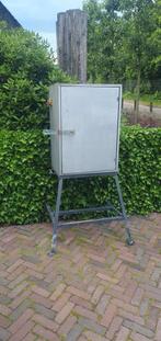 Bouwstroomkast met 25 mtr krachtkabel en stroom paddestoel., Ophalen