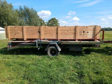 Te koop 2x houten transportkist, kist krat  beschikbaar voor biedingen