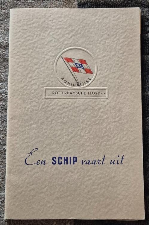 Een schip vaart uit “Koninklijke Rotterdamsche Lloyd”., Verzamelen, Scheepvaart, Zo goed als nieuw, Boek of Tijdschrift, Motorboot