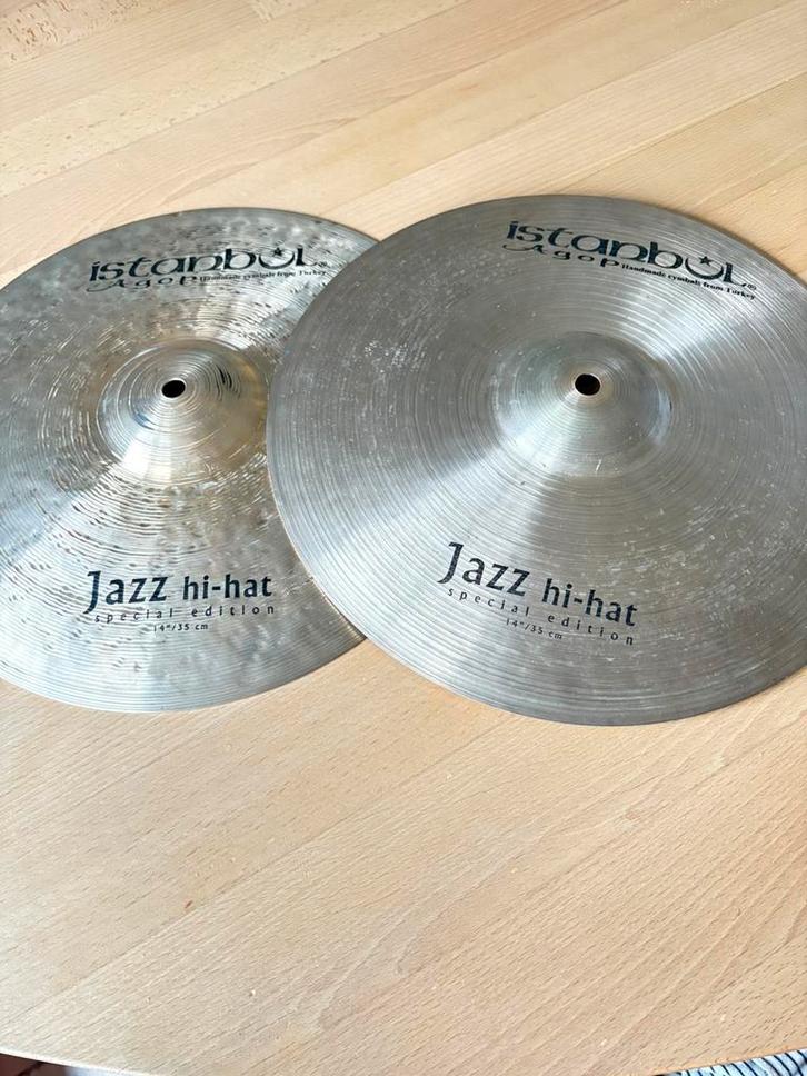 Istanbul 14 jazz hihat special edition top 847/bottom 1198, Muziek en Instrumenten, Drumstellen en Slagwerk, Zo goed als nieuw