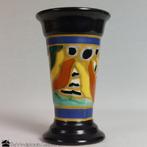 Art Deco plateel vaas ESKAF - OLA - begin jaren 30., Antiek en Kunst, Ophalen of Verzenden