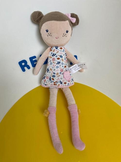 458 tiamo little dutch pop popje meisje Rosa, Kinderen en Baby's, Speelgoed | Knuffels en Pluche, Zo goed als nieuw, Overige typen