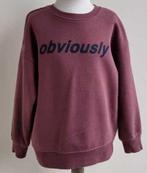 Zara rood/bruine sweater met print mt. 116, Kinderen en Baby's, Kinderkleding | Maat 116, Trui of Vest, Ophalen of Verzenden, Zo goed als nieuw