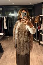 Nieuw!!!Fake Fur Bodywarmer S/M, Kleding | Dames, Bodywarmers, Ophalen of Verzenden, Zo goed als nieuw, Maat 36 (S), Bruin