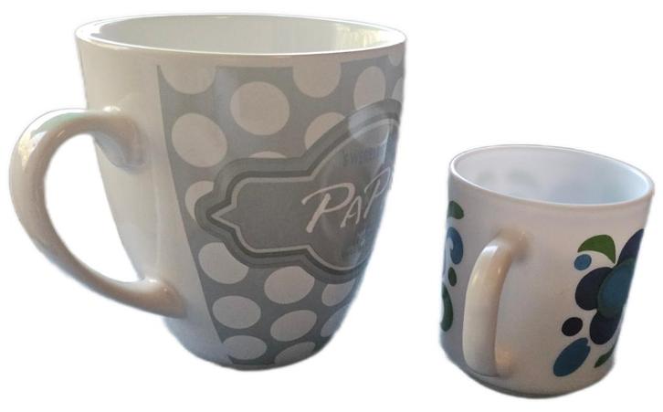 GEZOCHT: XXL Koffiemokken va 500ml inhoud, Huis en Inrichting, Keuken | Servies, Zo goed als nieuw, Kop(pen) en/of Schotel(s)