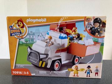 PLAYMOBIL 70916 DUCK ON CALL – Ambulance NIEUW beschikbaar voor biedingen