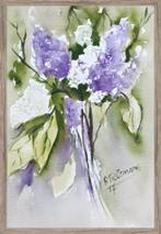 Kunstprint 'Seringen' op ingelijste fotoplaat 60x40x2 cm., Verzenden