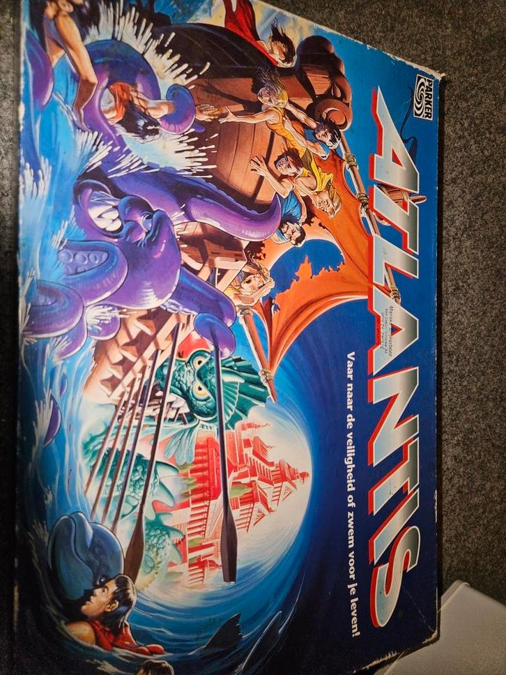 Atlantis Bordspel - Spannend Avontuur!, Hobby en Vrije tijd, Gezelschapsspellen | Bordspellen, Gebruikt, Drie of vier spelers