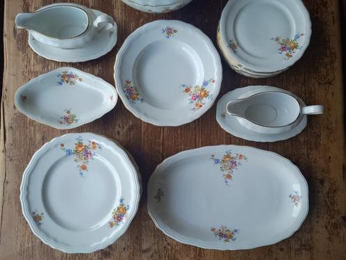 Bavaria servies met bloemetjes van porcelein, Antiek en Kunst, Antiek | Servies compleet, Ophalen