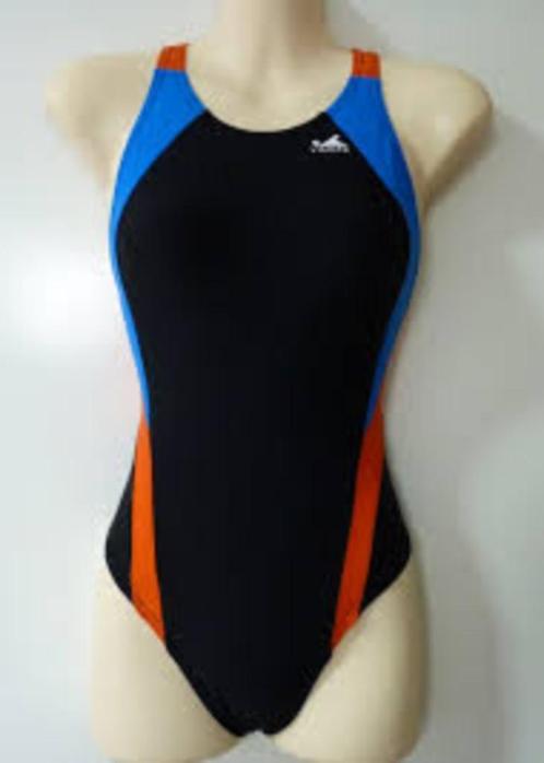 Mooi Yingfa badpak in de kleur zwart/oranje/blauw, Kleding | Dames, Badmode en Zwemkleding, Nieuw, Badpak, Zwart, Ophalen of Verzenden
