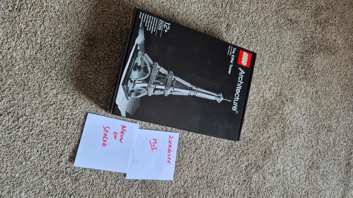 Lego Architecture 21019	The Eiffel Tower (nieuw), Kinderen en Baby's, Speelgoed | Duplo en Lego, Nieuw, Lego, Complete set, Ophalen of Verzenden