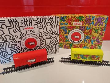 Märklin - Message Wagons (set) H0 - Keith Haring beschikbaar voor biedingen