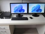 Dell Optiplex 7050 i5-7500 16gb 256gb SSD +500gb HDD +2x 22", Computers en Software, Desktop Pc's, Met monitor, Ophalen of Verzenden