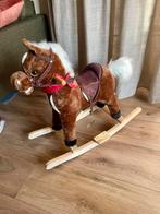Moni hobbelpaard met geluid, zo goed als nieuw, Ophalen of Verzenden, Zo goed als nieuw