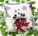 Prachtige Mickey en Minnie retro look trouwringen kussen., Kleding | Dames, Trouwkleding en Trouwaccessoires, Ophalen of Verzenden