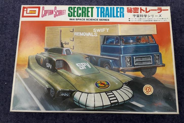 Captain Scarlet Secret Trailer., Hobby en Vrije tijd, Modelbouw | Overige, Zo goed als nieuw, 1:32 tot 1:50, Ophalen of Verzenden