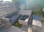 Bellagio lounge hoekbank tafel en losse zonder leuning bank, Ophalen, Gebruikt, Wicker, Bank