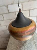 Vintage Metalen Hanglamp Goud/Koper Kleurverloop Design Lamp, Ophalen of Verzenden