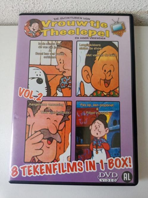 Vrouwtje Theelepel en haar vrienden volume 2, Cd's en Dvd's, Dvd's | Tekenfilms en Animatie, Zo goed als nieuw, Tekenfilm, Boxset