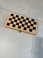 Schaakbord / Backgammon Reisspel, Een of twee spelers, Ophalen of Verzenden, Zo goed als nieuw, Reisspel