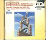 J.S.Bach Brandenburgische Konzerte Nos 1,2,3 Reinhard Goebel, Ophalen of Verzenden, Barok, Zo goed als nieuw, Overige typen