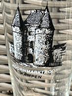 Glas met afbeelding Koornmarktpoort Kampen, Verzamelen, Glas en Borrelglaasjes, Ophalen of Verzenden, Gebruikt
