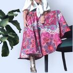 Geweldige swing of cirkelrok recycled materiaal mt 38/44, Kleding | Dames, Rokken, Maat 38/40 (M), Overige kleuren, -, -