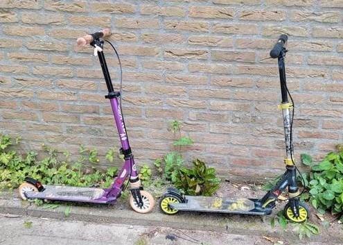 2 Oxelo steps, Fietsen en Brommers, Steps, Gebruikt, Gewone step, Ophalen