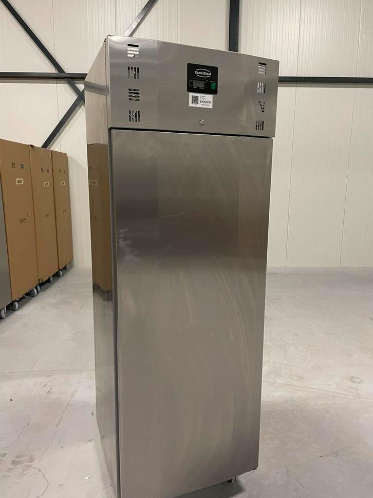 Enkeldeurs Koelkast - Combisteel, Witgoed en Apparatuur, Koelkasten en IJskasten, Gebruikt, Zonder vriesvak, 200 liter of meer