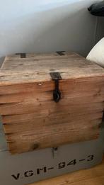 Mooie oude kist, Huis en Inrichting, Woonaccessoires | Kisten, Minder dan 50 cm, Gebruikt, Minder dan 50 cm, Ophalen of Verzenden