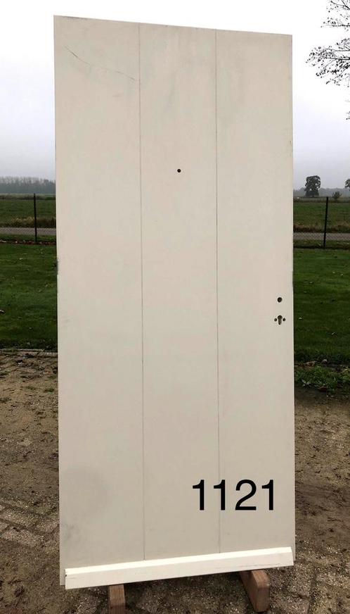Voordeur alutherm aluplex hout, geïsoleerd 40 of 54 mm dik, Doe-het-zelf en Verbouw, Deuren en Horren, Nieuw, Buitendeur, 200 tot 215 cm