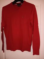 Te koop aangeboden rode TH Trui V-hals - Maat S, Tommy Hilfiger, Ophalen of Verzenden, Zo goed als nieuw, Rood