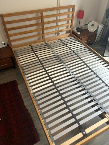 Bedframe Tarva (IKEA) met lattenbodem. 140x200cm - afbeelding 2