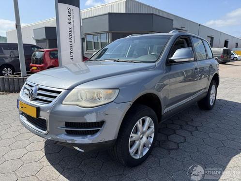 Volkswagen Touareg 3.6 V6 FSI Highline+ AUTOMAAT (bj 2009), Auto diversen, Schadeauto's, Automaat, Benzine, Stationwagon, Zilver of Grijs