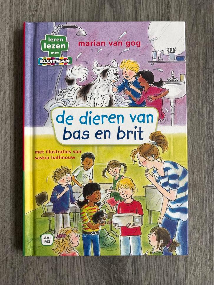 De Dieren van Bas en Brit - Marian van Gog, Boeken, Kinderboeken | Jeugd | onder 10 jaar, Zo goed als nieuw, Sprookjes, Ophalen of Verzenden